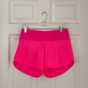 Lululemon Pink Athletic Shorts
